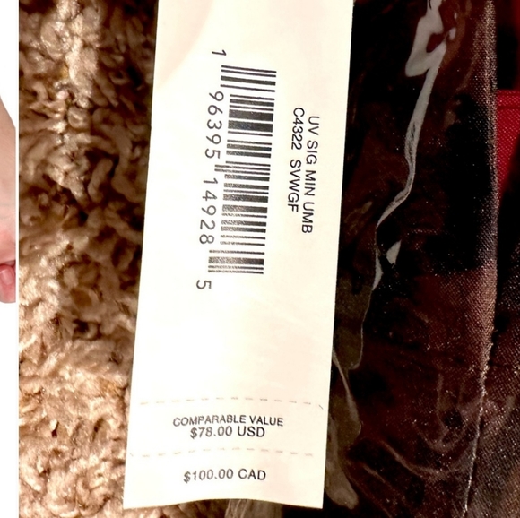 Coach Uv Protection Signature Mini Umbrella - Picture 8 of 8